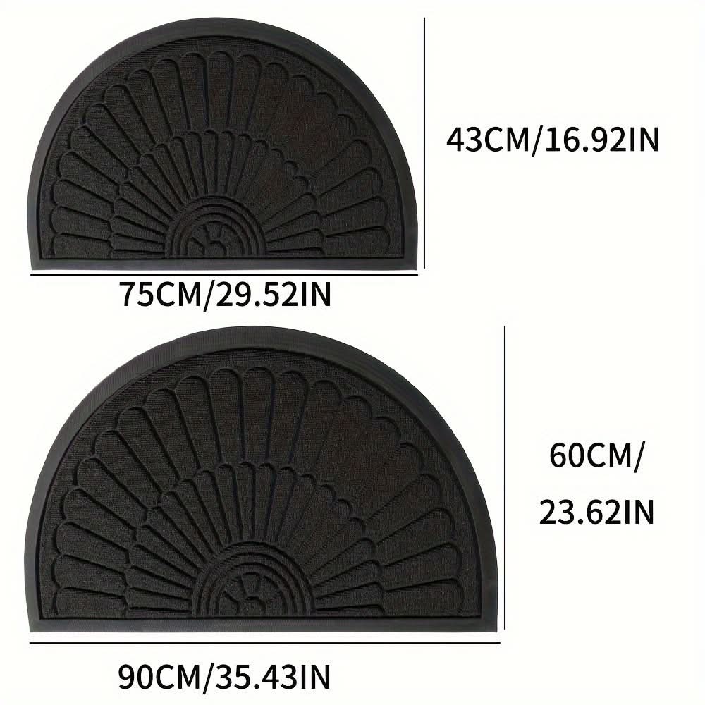 CRESNORIA – Half-Moon Entry Mat for Stylish Home Entrances