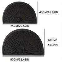 CRESNORIA – Half-Moon Entry Mat for Stylish Home Entrances