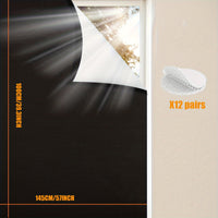 DARKFLOW – No-Drill Blackout Curtains for Home & Office Use