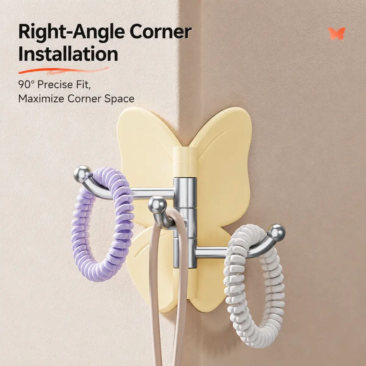 BUTTERGLIDE – Swivel Butterfly Hook for Convenient Organization