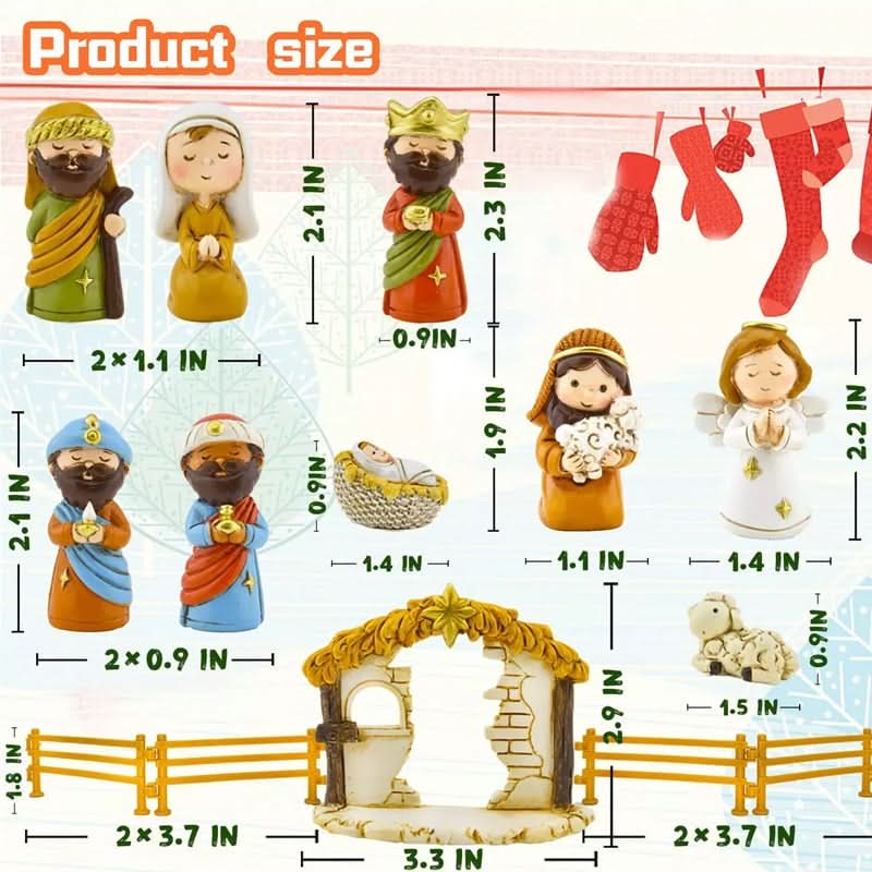 HOLYCOUNT – Nativity Scene Set for Daily Christmas Surprises