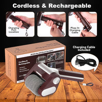 GRATECHARGE – Brosse électrique pour barbecue avec rouleau de nettoyage en acier inoxydable