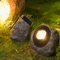 Stoneva - Solar simuliertes Felsen-Gartenlicht