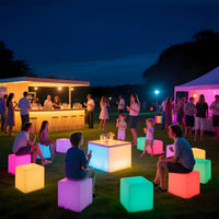 CUBECREST – Lampadaire d’extérieur pour une lumière nocturne raffinée