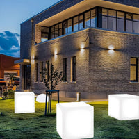 CUBECREST – Lampadaire d’extérieur pour une lumière nocturne raffinée
