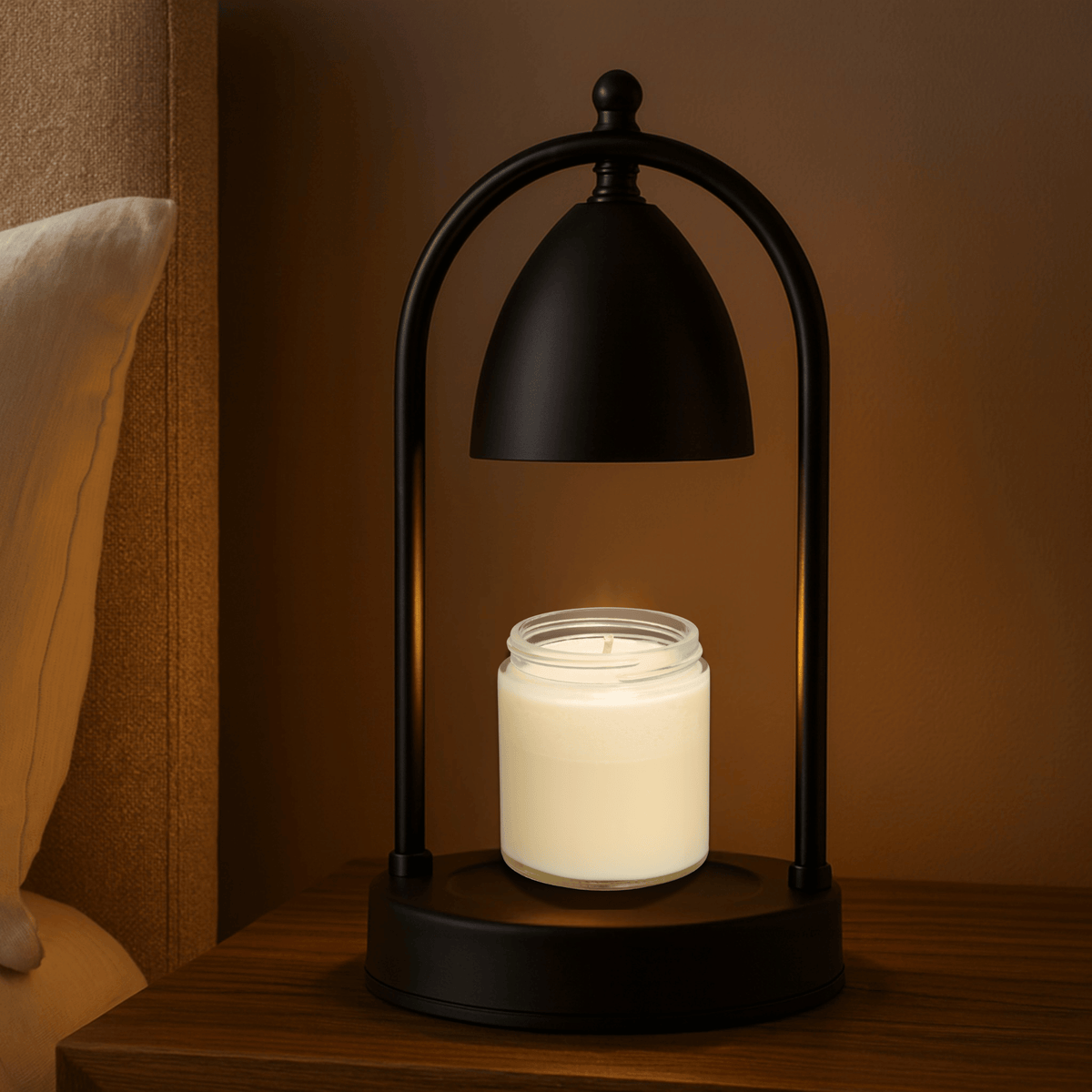 WICKLORIA – Candle Warming Table Lamp for Soothing Home Fragrance