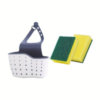 SINKORGANIX – Plateau de rangement réglable pour évier avec ensemble d'éponges
