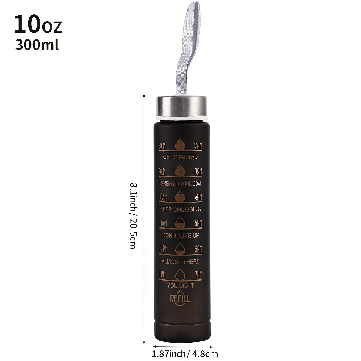 HYDRAGRAD – Gradient Water Bottle with Straw
