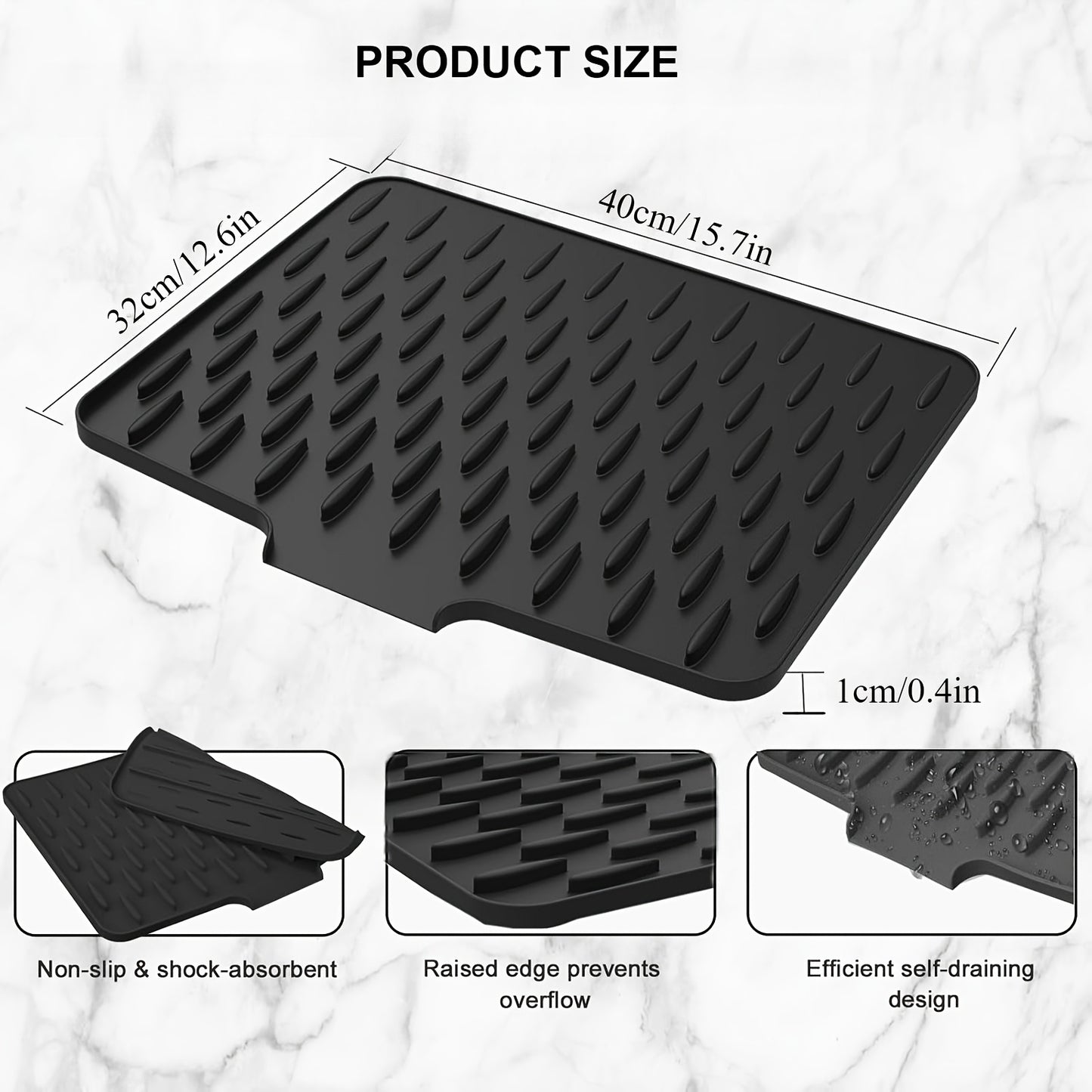 DRAINFLOW – Kitchen Drain Drying Mat