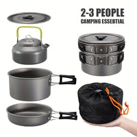 TRAILCOOK – Ensemble de cuisine léger pour activités en plein air et voyage