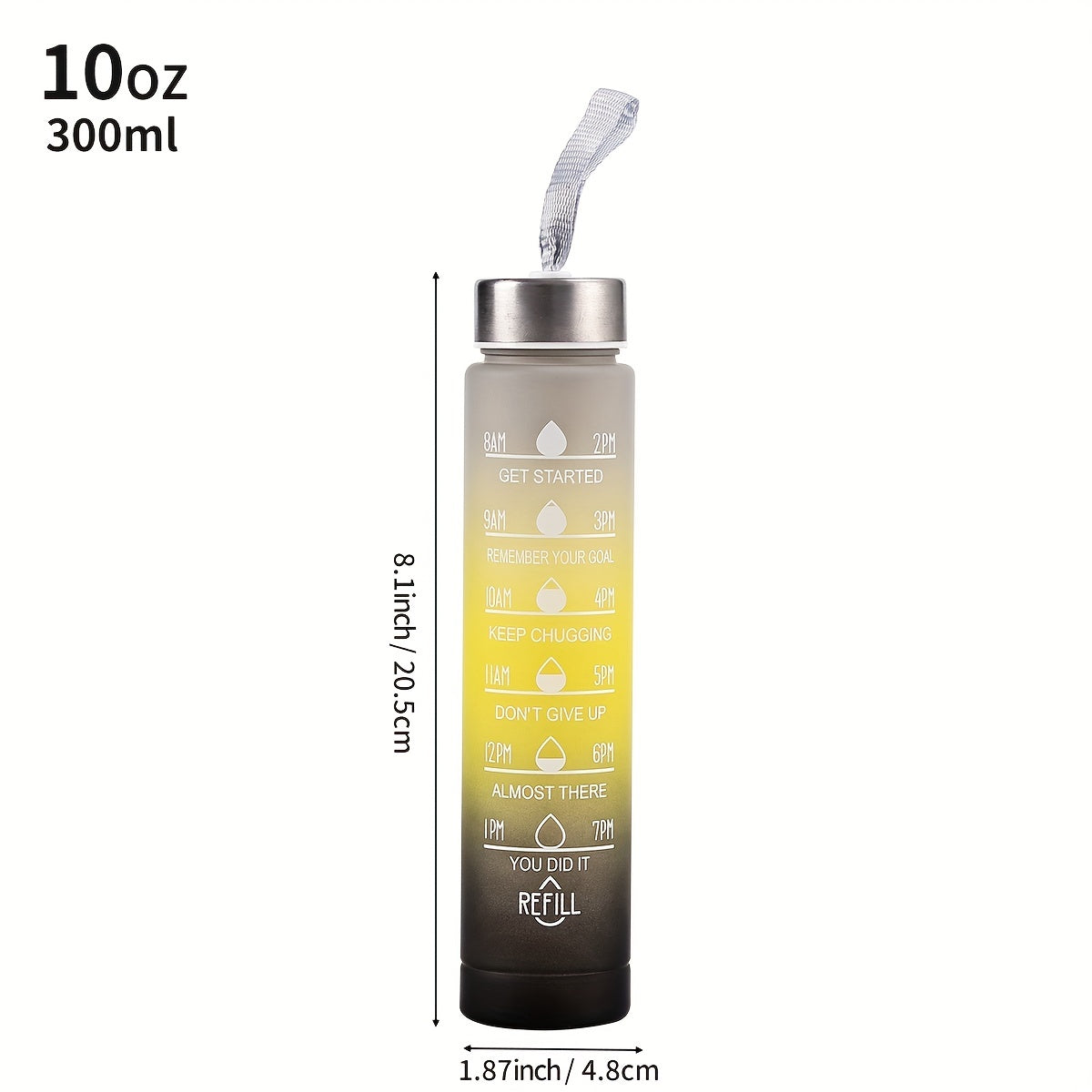 HYDRAGRAD – Gradient Water Bottle with Straw