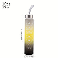 HYDRAGRAD – Gradient Water Bottle with Straw
