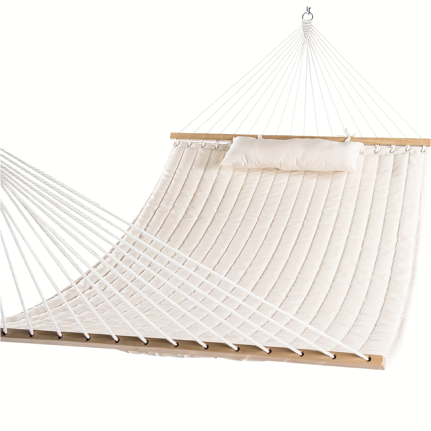 QUILTFLOW – Double Quilted Hammock for Patio & Poolside Comfort