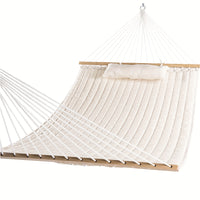 QUILTFLOW – Double Quilted Hammock for Patio & Poolside Comfort