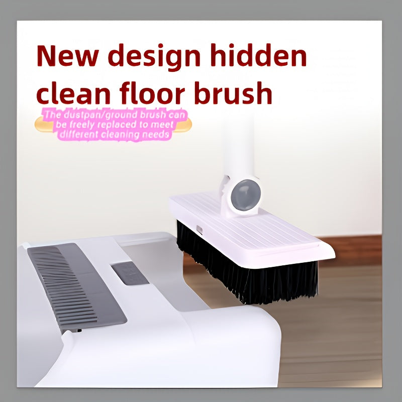 SWEEPFLOW – Compact Broom Dustpan Cleaning Set