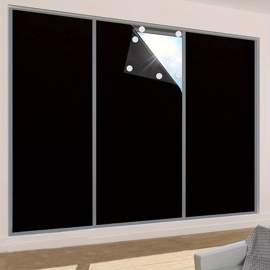 DARKFLOW – No-Drill Blackout Curtains for Home & Office Use