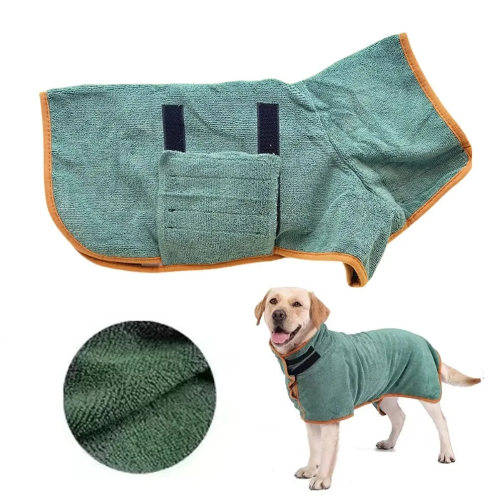 DRYPAWS – Absorbent Pet Bathrobe Towel