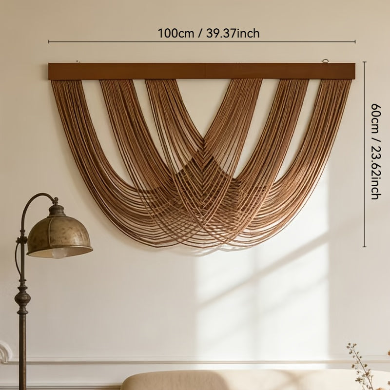 MACRAMELIVA – Minimalist Macrame Wall Hanging for Boho Decor