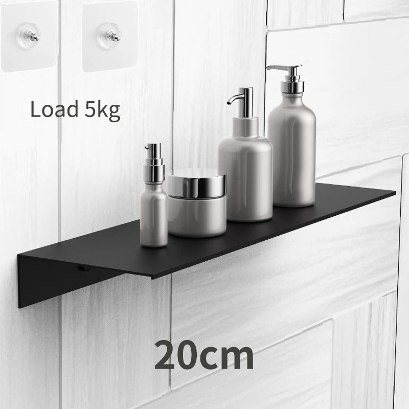FLOATIVA – Floating No Drill Bathroom Wall Shelf