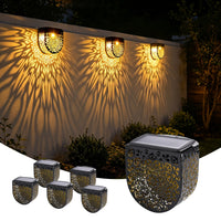 MiraLux - Solar HollowGlow Outdoor Fence Lights 4-Pack