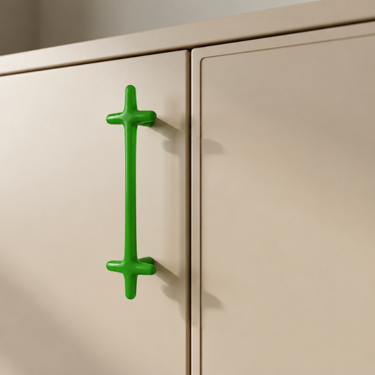 KNOBZELIA – Decorative Cross Cabinet Accent for Refined Interiors