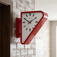 GEOTEMPO – Dual-Sided Wall Clock for Modern Geometric Decor