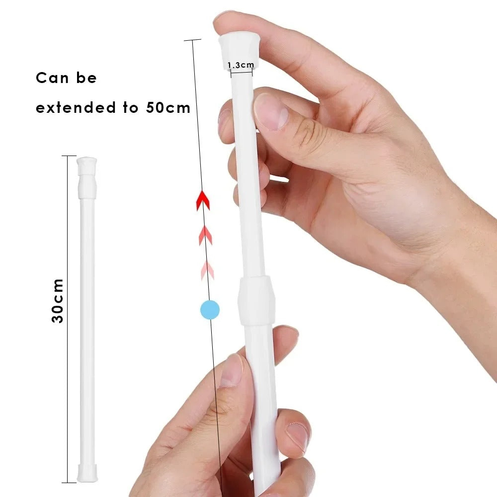 FLEXIROD – Adjustable Spring Loaded Telescopic Curtain Rod