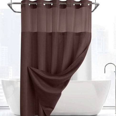 SPAELLE – Waffle Shower Curtain for Serene Bath Styling