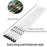 SKEWERPRO – Ensemble de brochettes pour barbecue à long manche