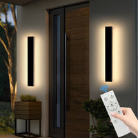Brillanova - Dimmable Long Outdoor Wall Sconce