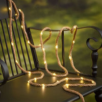 HEMPHAVEN – Guirlande lumineuse en corde pour des espaces chaleureux et accueillants