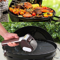 GRATECHARGE – Brosse électrique pour barbecue avec rouleau de nettoyage en acier inoxydable