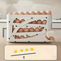 EGGROLLA – 4 Tier Rolling Egg Storage Organizer