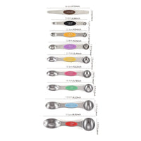 MEASURIX – Magnetic Stainless Steel Measuring Spoons Set