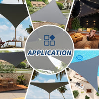 SUNHAVEN – Extra Large Triangular Outdoor Sunshade Sail