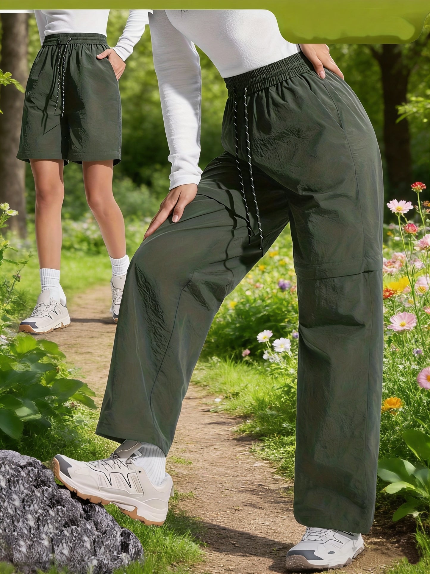FLEXTERRA – Convertible Hiking Pants for Outdoor Adventure Wear