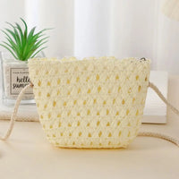 MINIBLOOM – Mini sac bandoulière en paille tissée