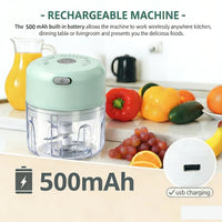 CHOPTRON – Mini hachoir électrique rechargeable par USB