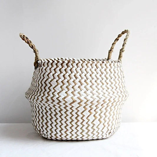 NATURWEAVE – Wicker Storage Basket Boho Organizer