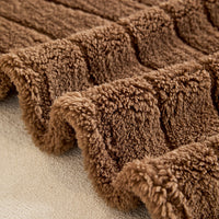 PLUSHLIVA – Double-Sided Plush Sofa Cover Blanket for All Seasons