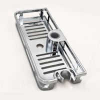 RODVAULT – Organisateur d'étagère de rangement pour tringle de douche réglable