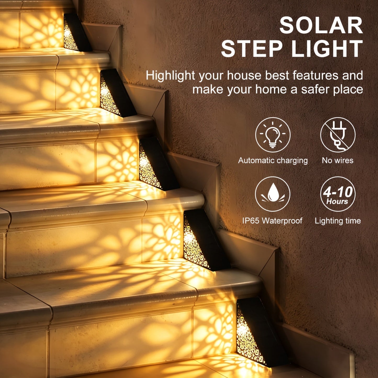 Stepora - Solar Metal Outdoor Step Lights