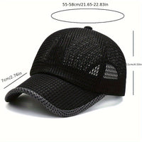 AEROMESH – Casquettes de baseball en maille respirante pour protection solaire extérieure