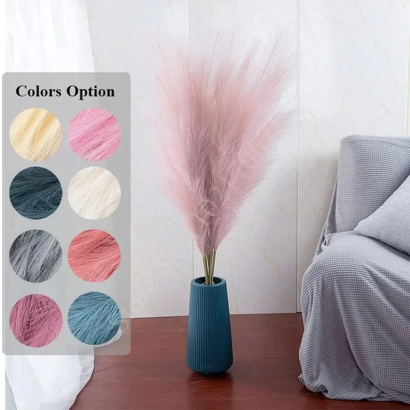 SOFTBLOOM – Pampas Grass Bouquet for Elegant Home Accents