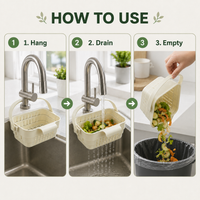 COLLAFLEX – Retractable Hanging Colander for Space-Saving Organization