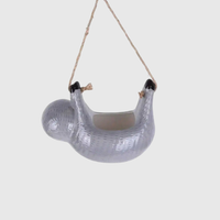SLOTHBLOOM – Hanging Ceramic Succulent Planter