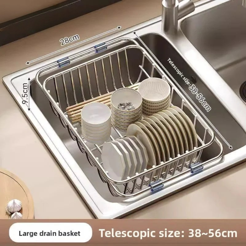 DRAINFLOW – Telescopic Sink Drain Basket