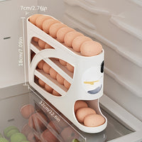 EGGROLLA – 4 Tier Rolling Egg Storage Organizer