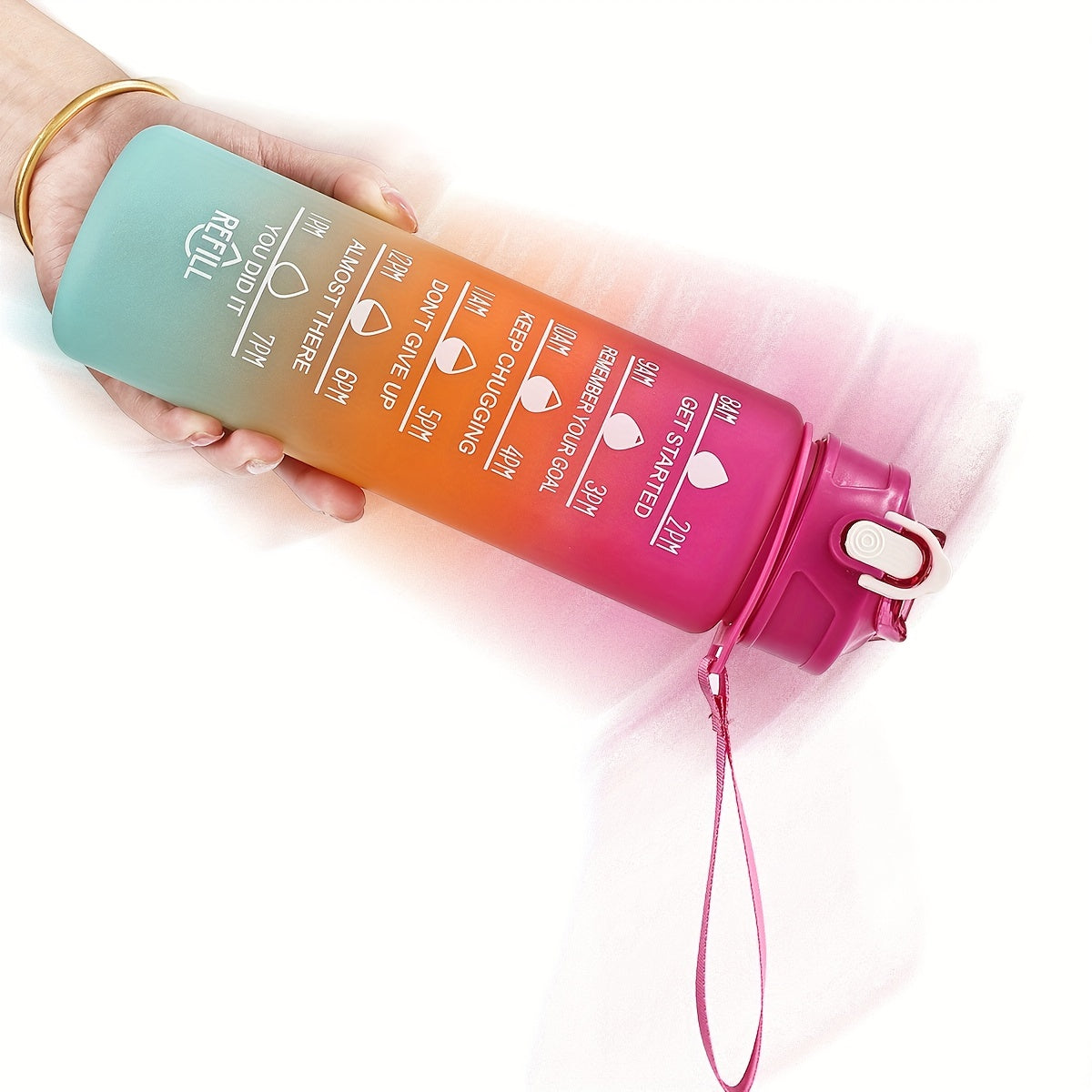 HYDRAGRAD – Gradient Water Bottle with Straw
