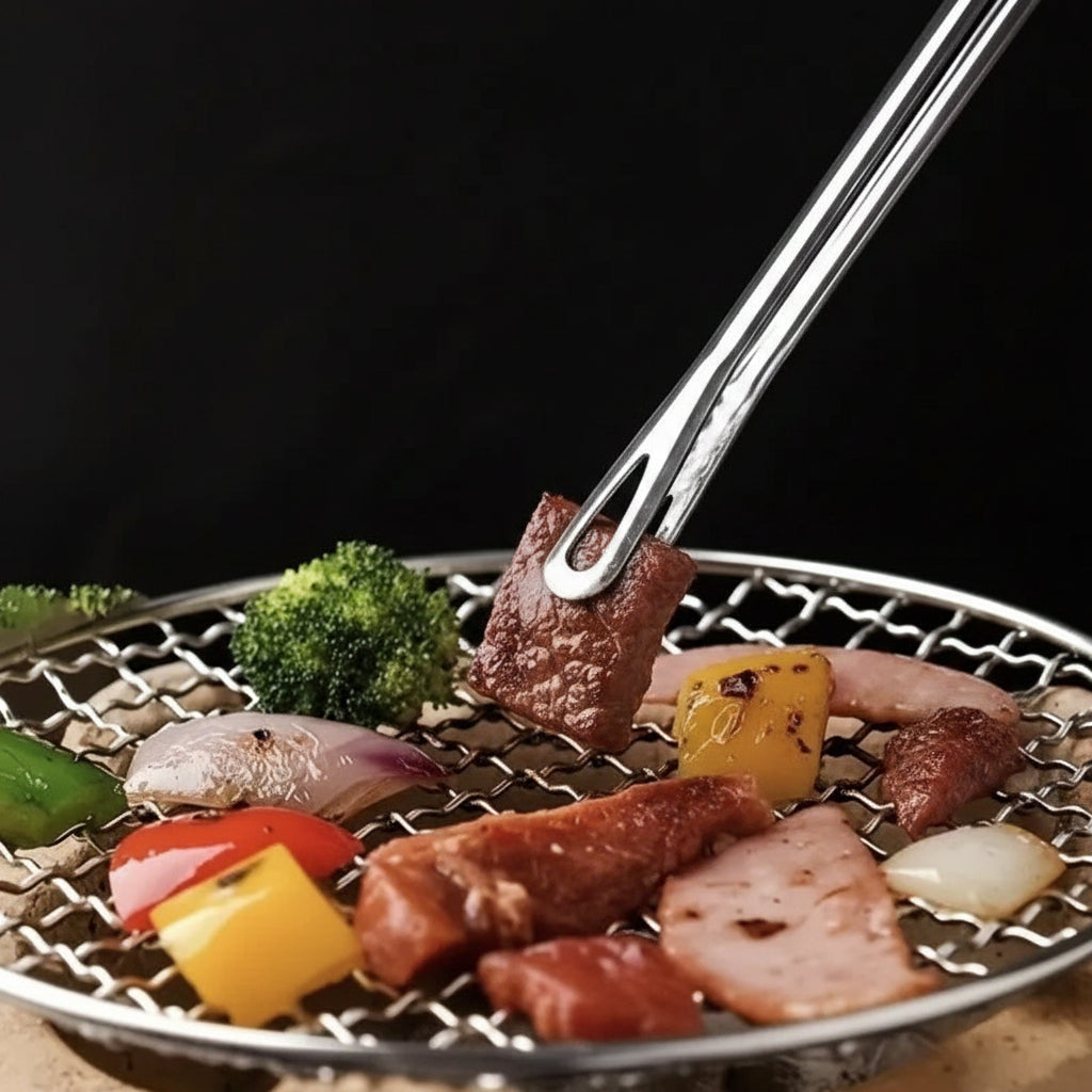 OUTDOORCHEF – Stainless Steel Tongs for Camping & BBQ